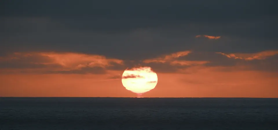 San Diego: Sunset at sea
